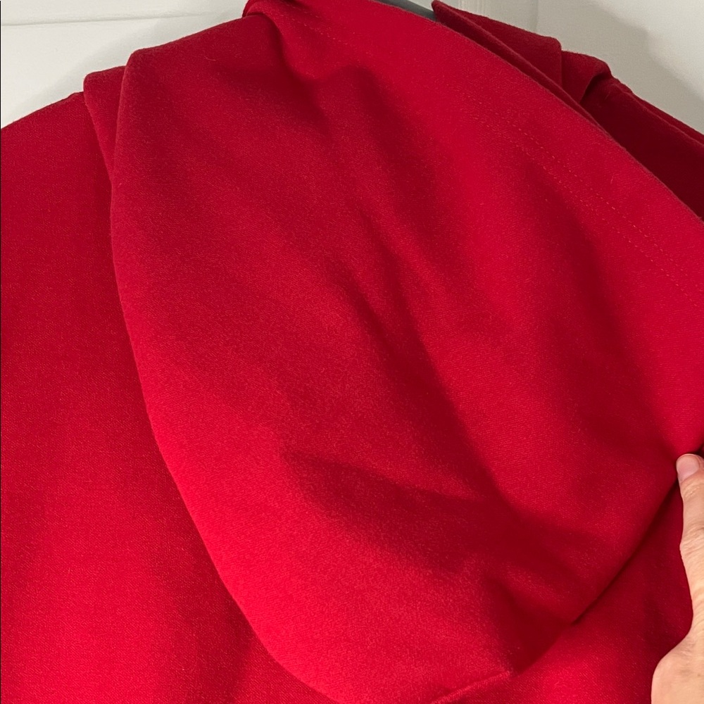 Billionaire Boys Club Red Full Zip Hooded Sweatshirt - Size Medium - Picture 14 of 15